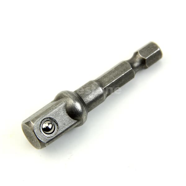 1/4\" boremaskine bit driver hex socket stangnøgle adapter forlænger