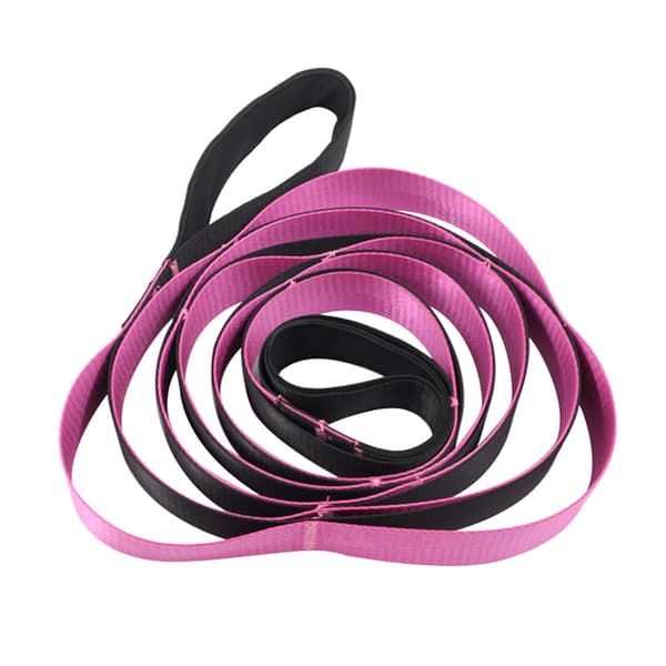 Nylon Yoga Strap Fysioterapi Rehab Multi-Loop Träningsband Oelastiskt