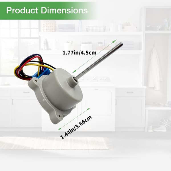 Støyreduserende erstatningsviftemotor for kjøleskap for å erstatte EAU65058312