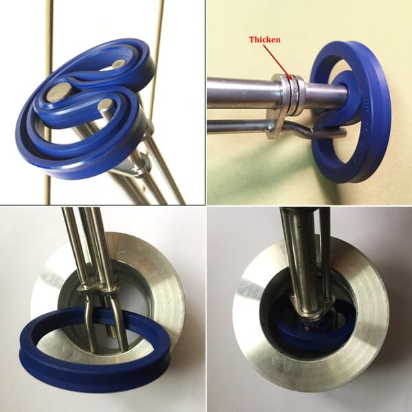 Hydraulisk Cylinder Kolvstångstätning Upp Installations Boost Controller Reparationsverktyg