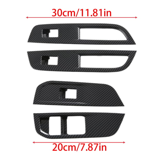 Vinduespanel Trim Auto RHD Bil Vindueskontrol Løftepanel Trim