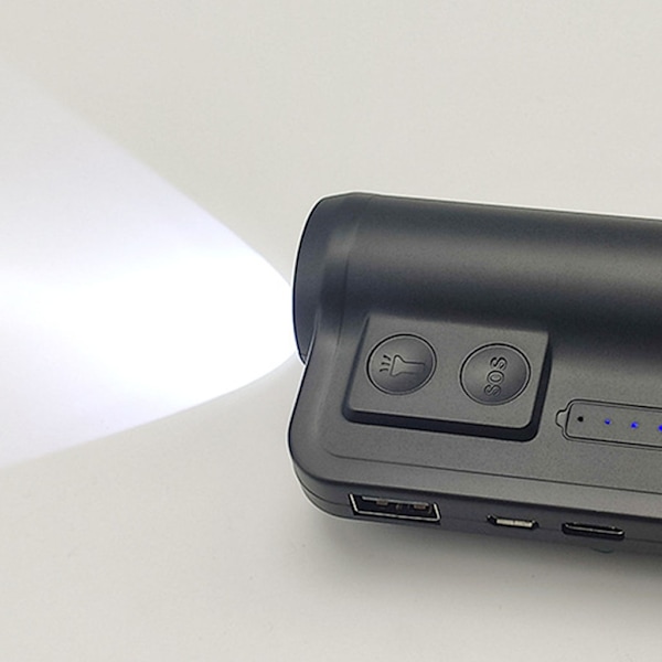 USB Uppladdningsbar Cykellampa Ficklampa LED Strålkastare Fram Bak Bakljus Väg