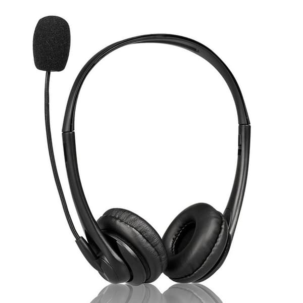 Over-ear hovedtelefoner, der leverer klar lyd til onlinemøder med mikrofon