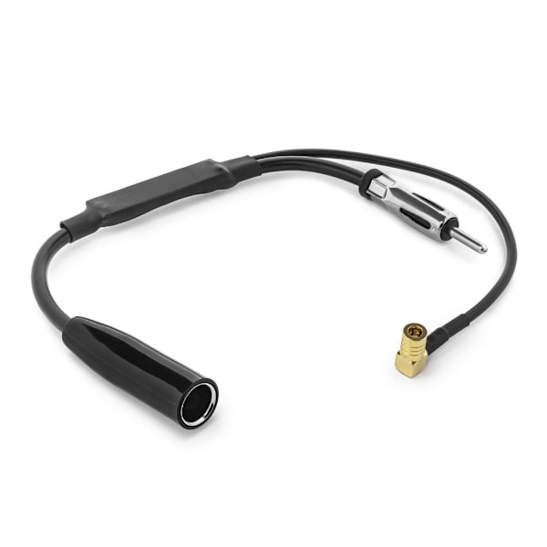 Bilradio Antenne Adapter Kabel DAB Antenne Splitter Signalforstærker Bilantenne Konverter Eftermarkeds Udskiftning Messing