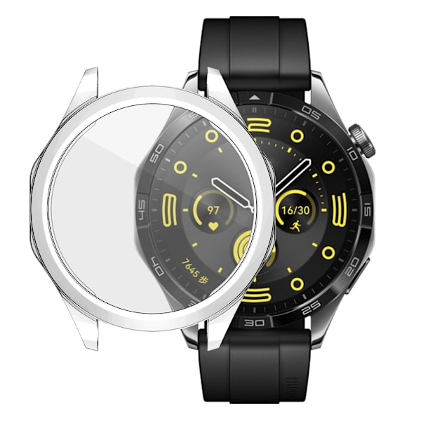 Stötsäker för GT4 41/46 mm skärmskydd Bumper Shell Cover anti-scratch Reptåligt hölje Slitstarkt Gray 46mm