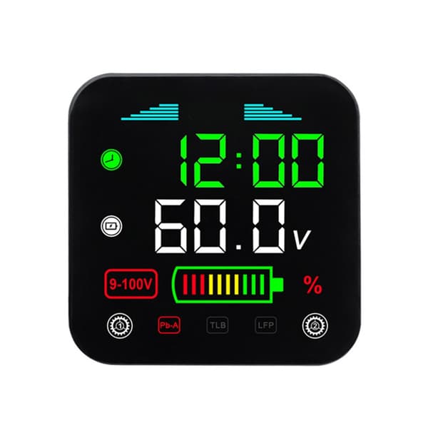 LCD Digital Måler DC9-100V Batterikapacitetsindikator Lithium Batteritester