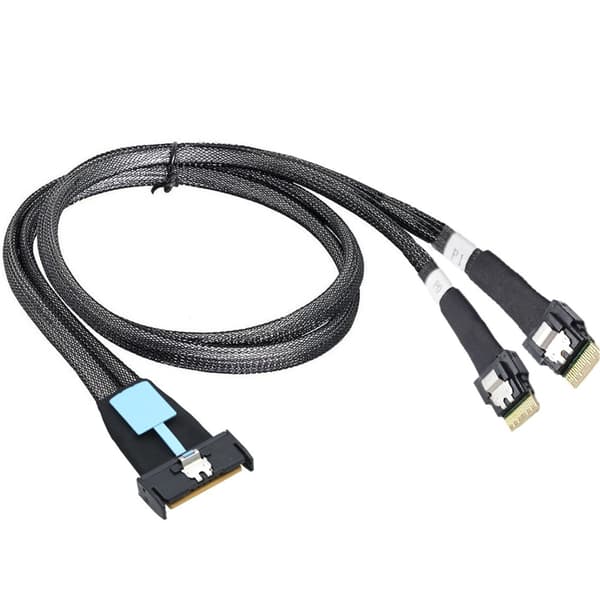 Professionel Serverkabel fra 8i til 2x SFF 8654 4i for Stabil