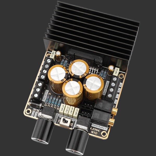 TDA7850 4-kanals power 4x80W Car DIY Power Stereo Audio Subwoofer Rekvisita Metall Material Tillbehör
