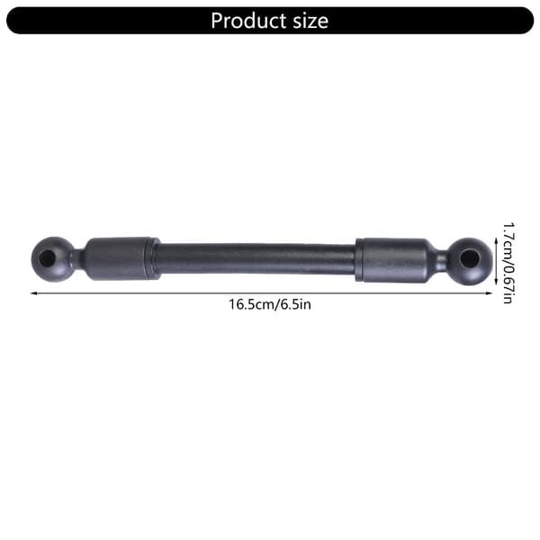 Universal 17mm Komposit Kugleadapter Kugleforbindelse Justerbar Kugleledsarm