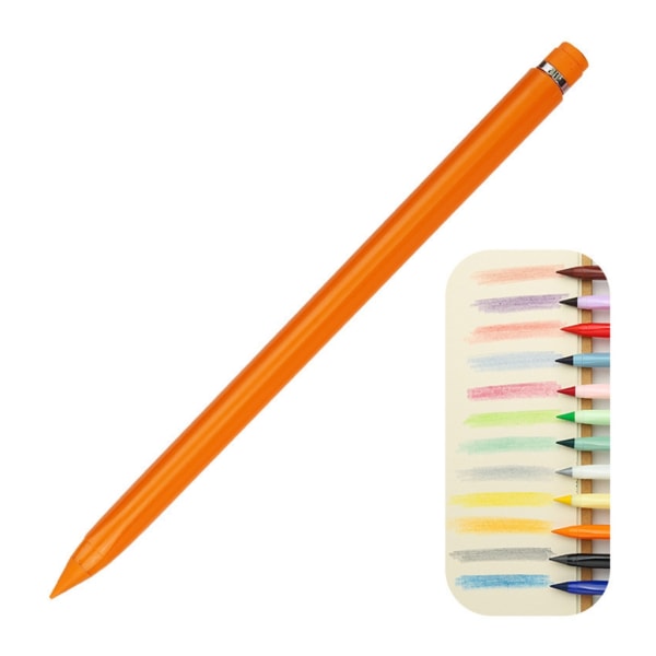 12 paket färgglada raderbara färgpennor för konstnärer, elever, skolbarn, ljusa och långvariga, olika färger