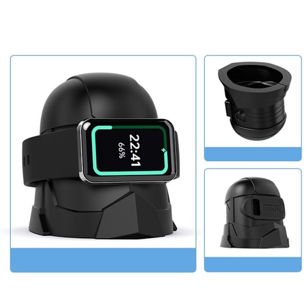Handsfree Kabelhållare Laddningsställ Bärbar watch Laddningskabel Mjuk fäste Basdocka kompatibel för Band 8Pro/7Pro Rainforest green 7 8 pro