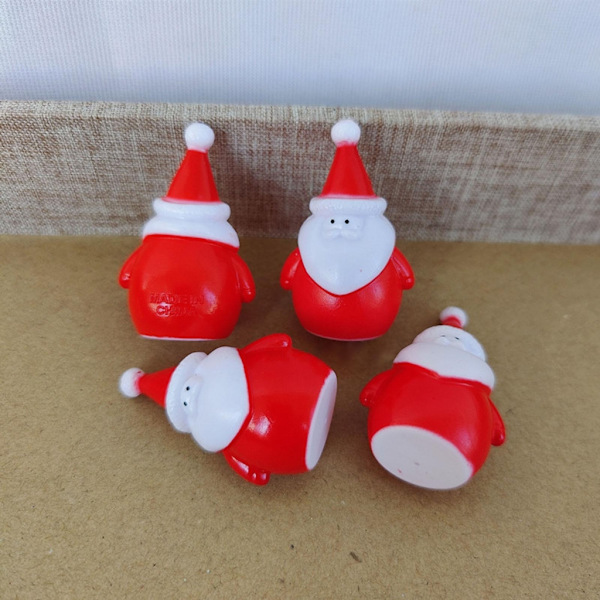 Tomteminiatyrer Ornament Jul Dockhus Födelsedagspresent Skrivbord Dekor Juldekorationer Miniatyr Santa Claus
