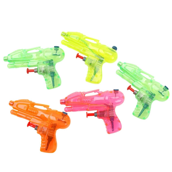 5 st/set Mini Vattenpistol Vattenleksak för Barn Vattenpistol Vattenpistoler Blaster Vattenkrig Leksak Sommarleksak Vattenpistoler
