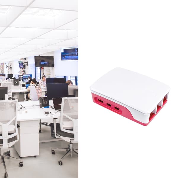 ABS Kabinet til Raspberry Pi 5 Forbedrer Ydeevnen med Indbygget Køleventilator