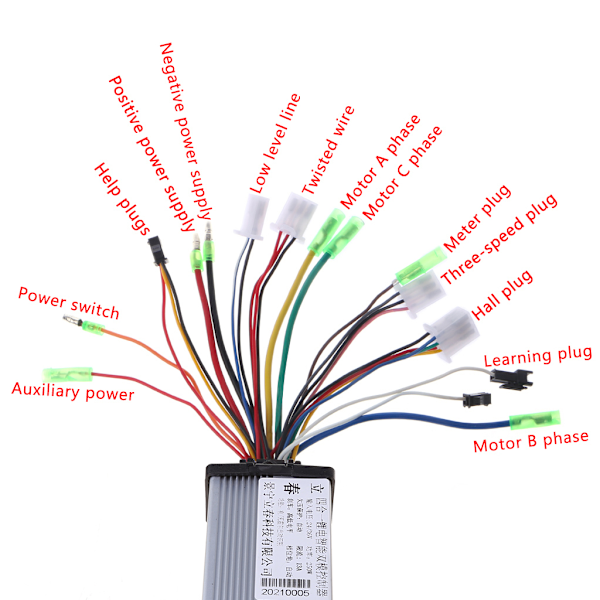 Scooter Controller til DC 24/36V 250W Scooter Indendørs Udendørs Rejser Camping