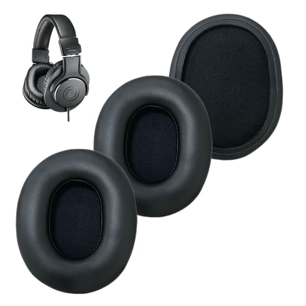 Øretelefon Øreputer Deksel Øreputer for ATH-M20X M30X Headset Ørevarmere