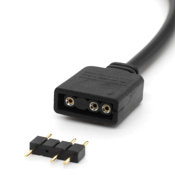 ARGB 1 hun til 3 han 3-pin ARGB splitterkabel til PC-computerchassis