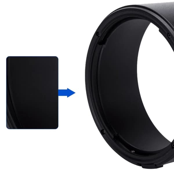 Kamerablender ALC-SH142 Plast Kameramontering Objektivdeksel for FE 85mm 1.4