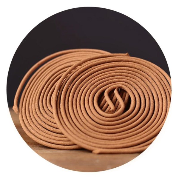 48 st/kartong Naturligt sandelträ Agarwood Coils Rökelse 4 timmar för rökelse för bur null - Old sandalwood