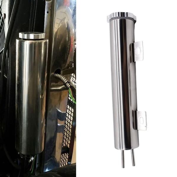2\"x10\" 414 ml Radiator Kølervæske Overløbsbeholder Opsamlingsdåse Rustfrit Stål