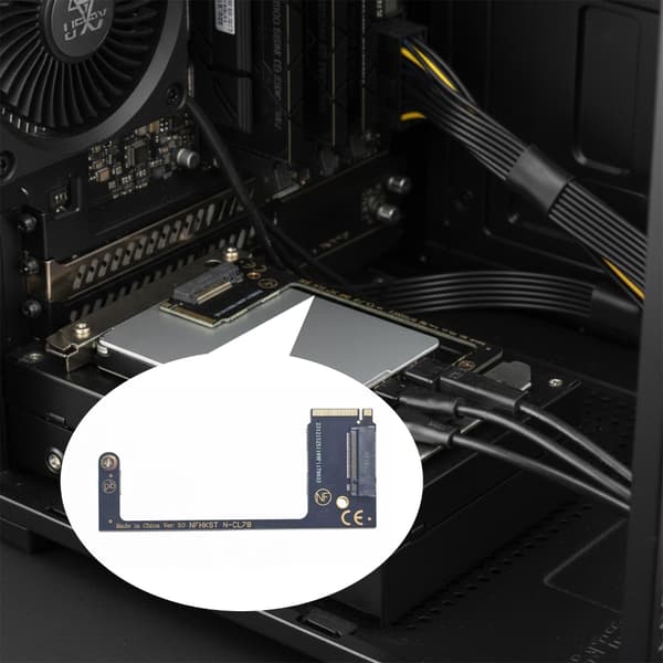 8AI och 7 Specifika 2280 NVMe SSD-adaptrar som stöder snabb PCIe4.0 för optimal användning