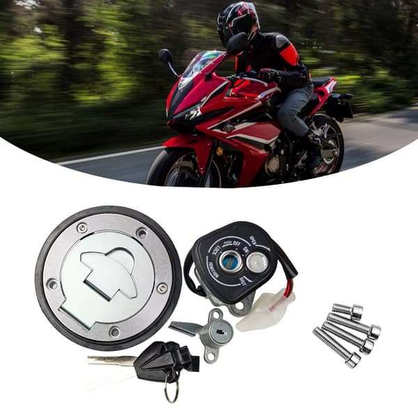 Väderbeständigt Motorcykellås Set Förbättrad Startkontroll för MT15