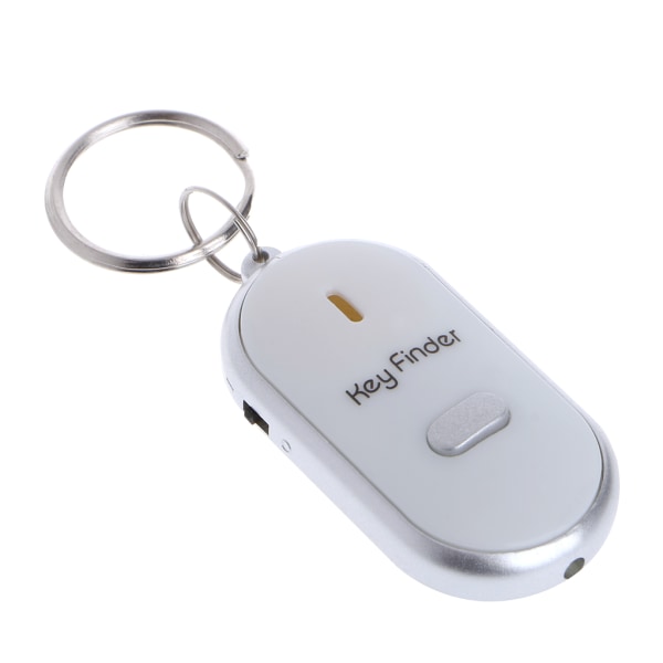 LED-ljus Fjärrkontroll Ljudkontroll förlorad för Key Finder Whistle Sound Locator Nyckelring för utomhusresor Objekt Bagage Locato