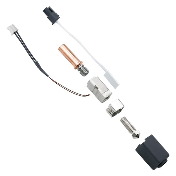Oppgraderinger for 2 Hotend Kit Termistor Varmeelement 0.4mm Print Hot End