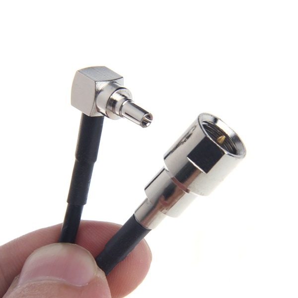 FME hankontakt till CRC9 vinkelkontakt RG174 Pigtail-kabel 15cm 6\" Adapter