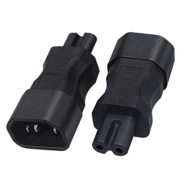 Universal Adapter Bærbar Han til Hun Adapter C14 til C13/C14 til C15 ABS C14 to C15