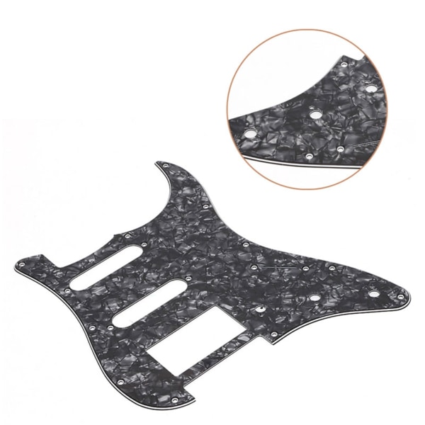 Elektrisk gitarr Pickguard Skrapplatta för Fender Strat Parts 3Ply