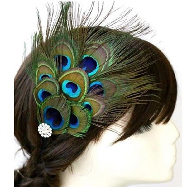 Elegant Dame Fascinator Forlovelse Kveld Hodeplagg Hårstyling Tilbehør