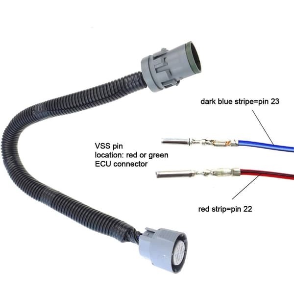 Automotive hastighedssensor kabel ledningsnet stik adapter til 4L60E 4L80E