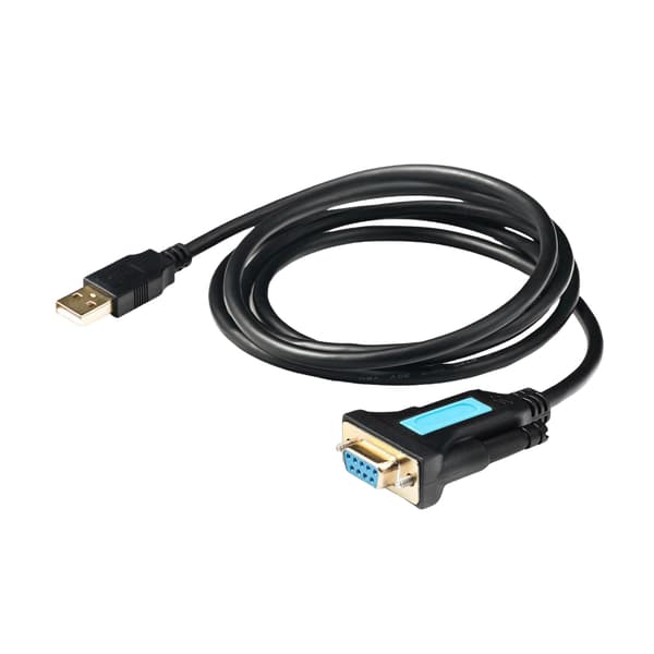 USB - RS232-sovitin PL2303-sirulla, USB - DB9-sarjaliitin (naaras)