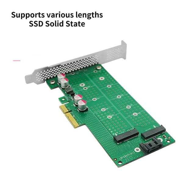 Høyhastighetskoblinger PCIe4.0x4 til M.2 NVMe og NGFF SSD Adapterkort