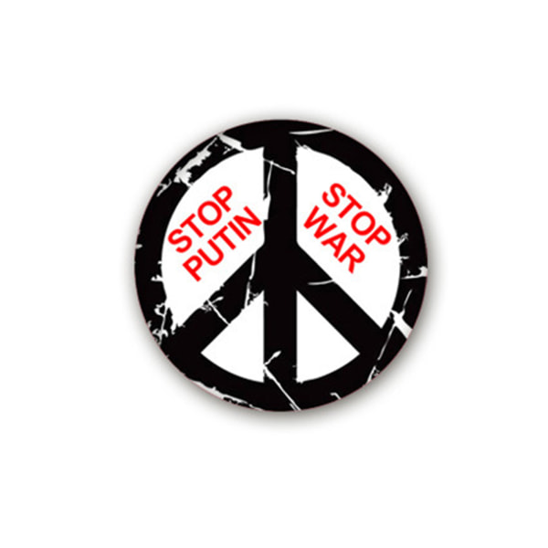 Ukraina Be för I Stand with Peace Knappmärke Pin Ukraina Pin Badge Knapp Med Nål Rund Brosch Dekor Ryggsäckskjorta 8