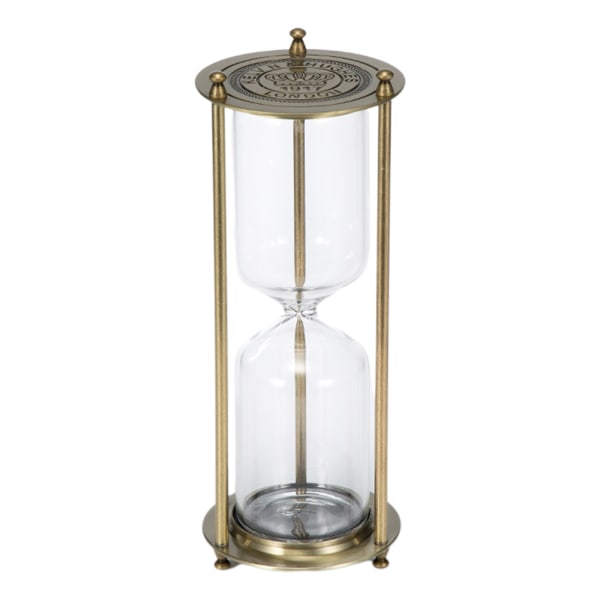 Glas timglas sandläckageflaska Vintage antik stil present dekorativ prydnad null - L