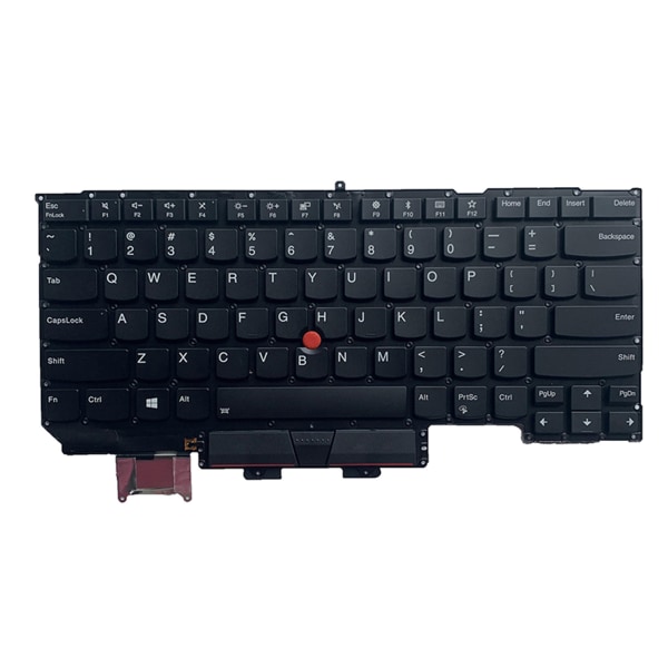US Layout Engelskt tangentbord för bärbar dator med pekare & bakgrundsbelyst ersättning för ThinkpadX1 Carbon 5th Gen 5 2017 Laptop