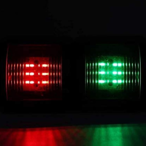 LED Navigationslys Par Marine LED Signallamper Nem Installation til Både