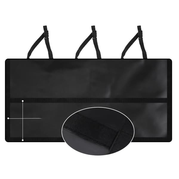 Bilorganisator med flere rum til ophængning på bagsædet Gray