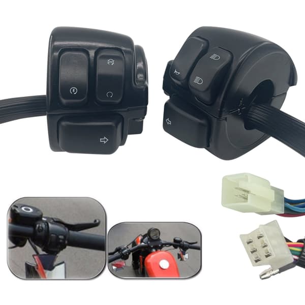 Til XL883 Hornknap Blinklys Lampe Lys Start Styr Controller Kontakt