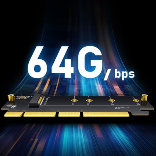 for M.2 til PCIe x16 Adapterkort PCI-e til for M.2 NVMe SSD Full Speed Expansion