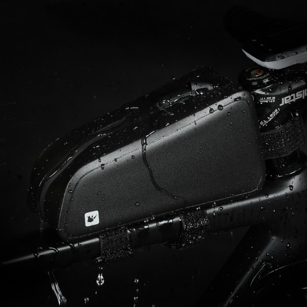 Cykeltriangelväska Front Tube Cykelpaket Strap-on Pouch Förvaringsväska Minicykelreparationsverktyg Mountainbike ramväska