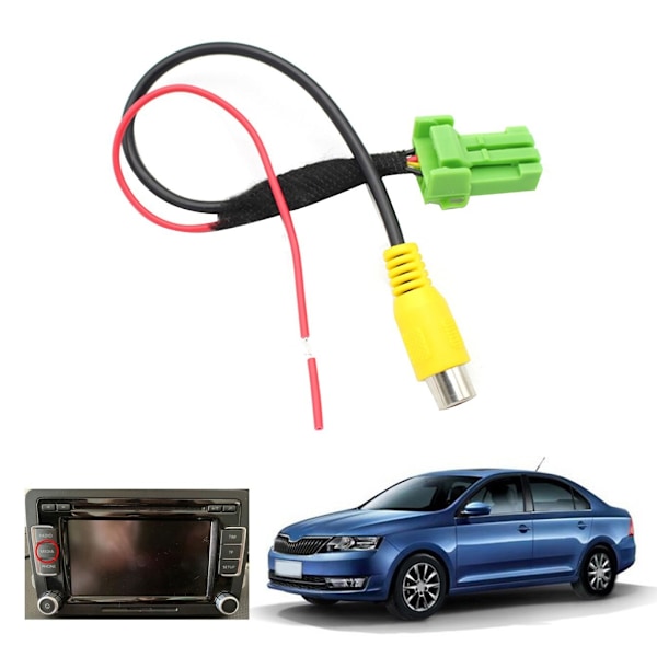 Parkeringskamera RCA Videokabel Ersättning Backkamera