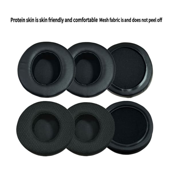 Elastiska öronkuddar perfekta för RIG 400 500 505 headset långvarig användning Protein crust