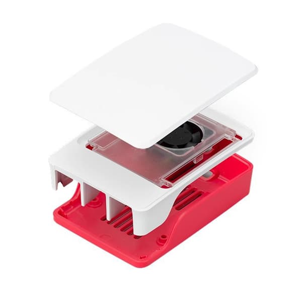 ABS Kabinet til Raspberry Pi 5 Forbedrer Ydeevnen med Indbygget Køleventilator