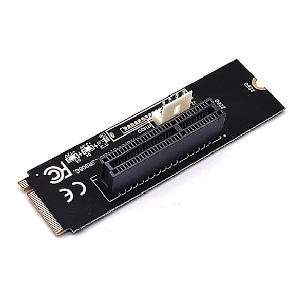 för M.2 NGFF till PCI-E 1X 4X Riser Card M2 för M för nyckel till PCIe X4 Transfer med LED-indikator för PCI för Express 1X till 4pin