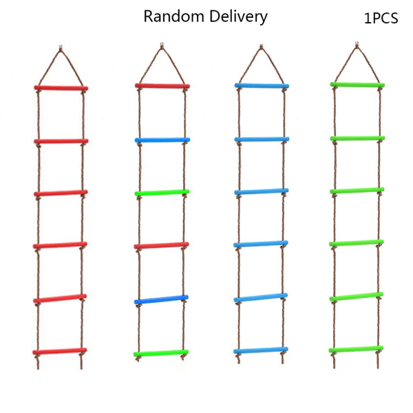 Trästeg PE-repstege Barn klätterleksak Barn Fitness Sportrepgunga