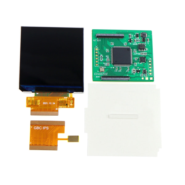 2,45-tums IPS LCD-skärmbyte för Gameboy Color V5.0-konsolskärmsmonteringsvideospelsystem