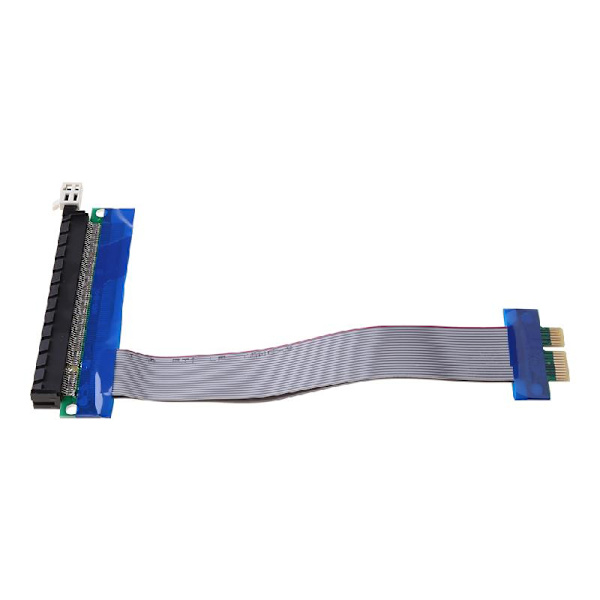 Fleksibelt fladt kabel PCIe PCI til Express 1x til 16x Extender Riser FFC PCI-E 1x-1